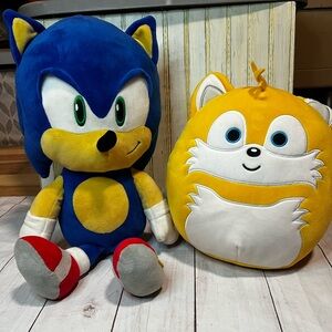 Sonic and Tails Plush Toy Set
